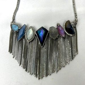Chloe + Isabel Riverstone Fringe Statement Necklace